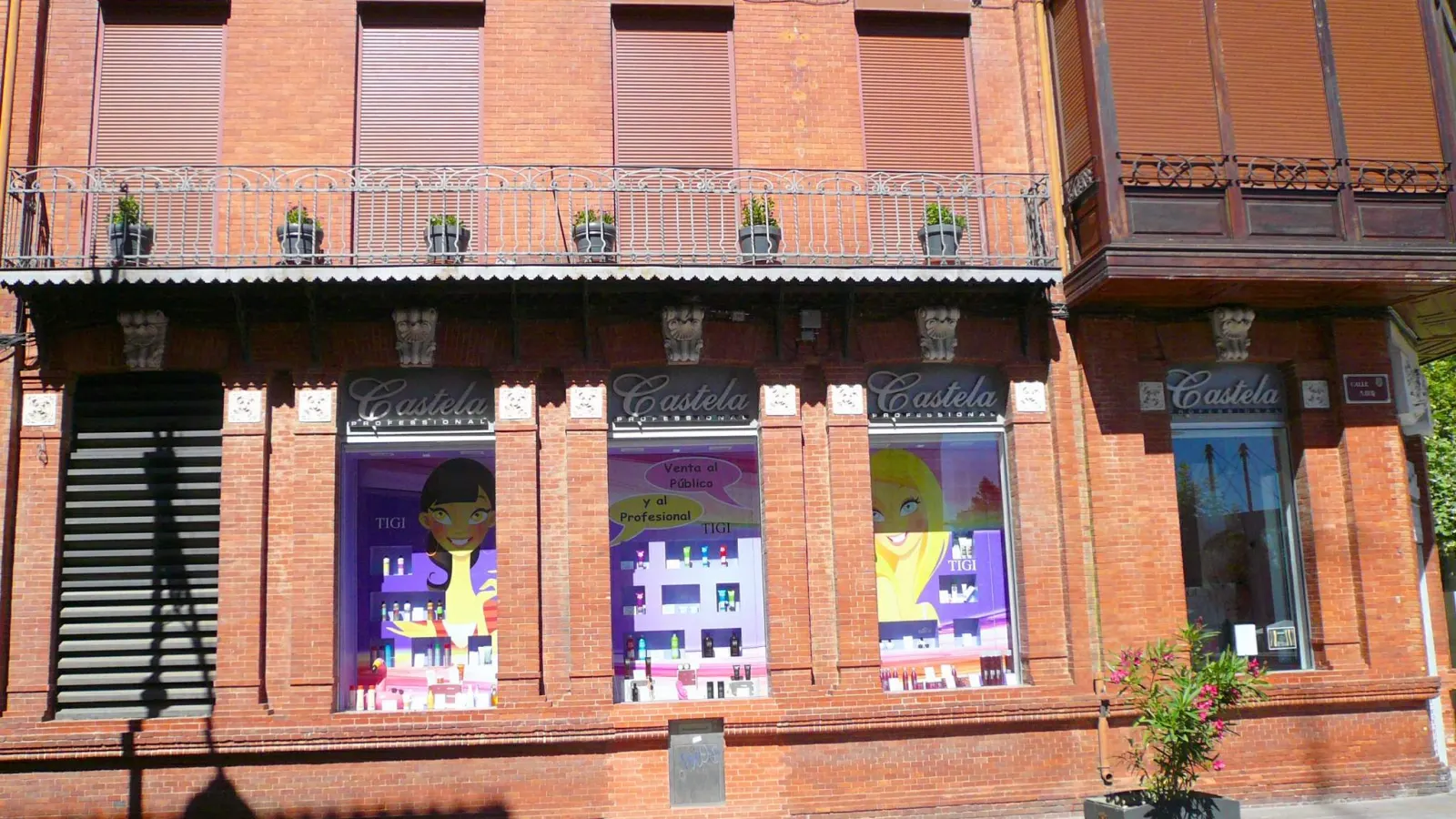 Comercios en la calle Mayor de Palencia